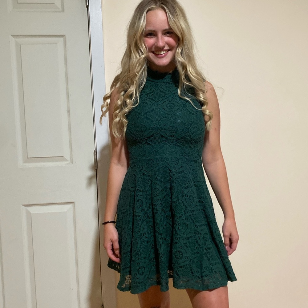 Green dress